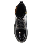 Nevada Black Patent Ankle Boot