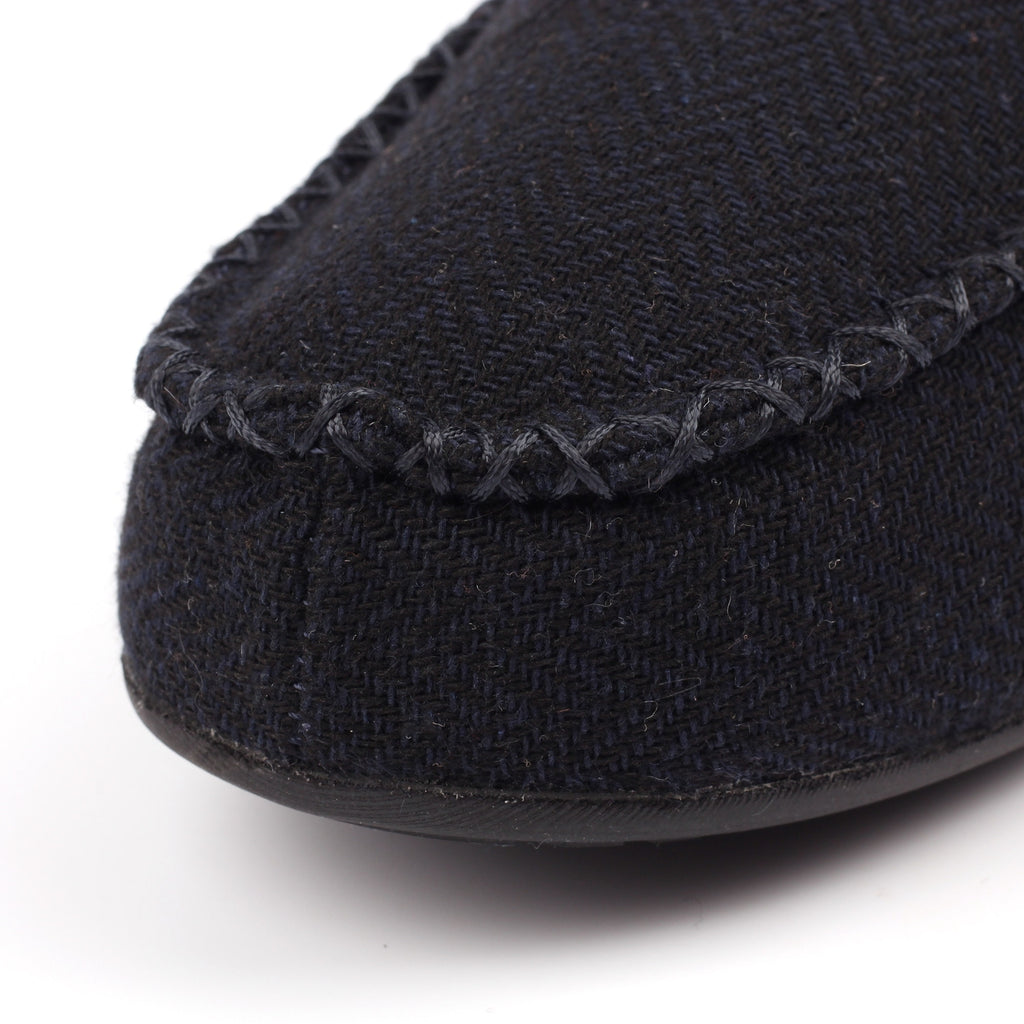 Hendrix II Navy Slipper