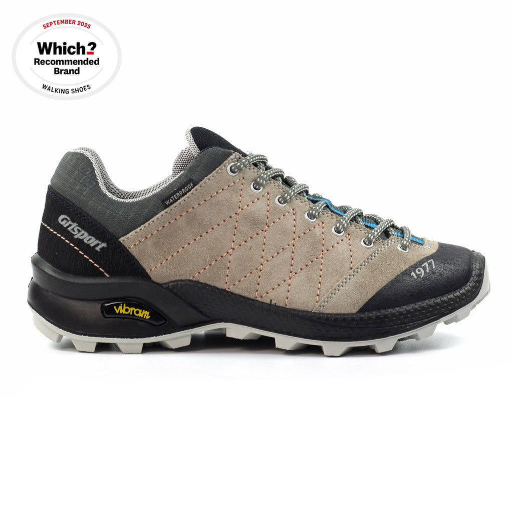 Lady Treviso Light Grey All Grip Walking Shoe