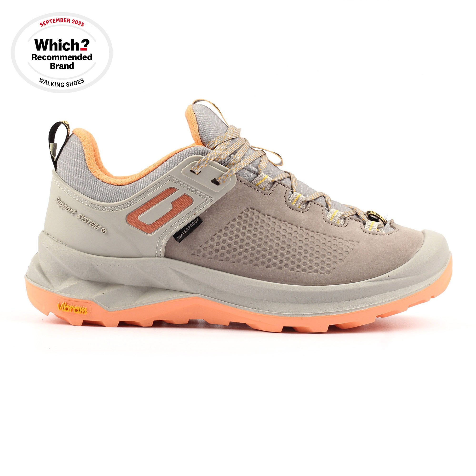 Lady Nomad Light Grey Walking Shoe