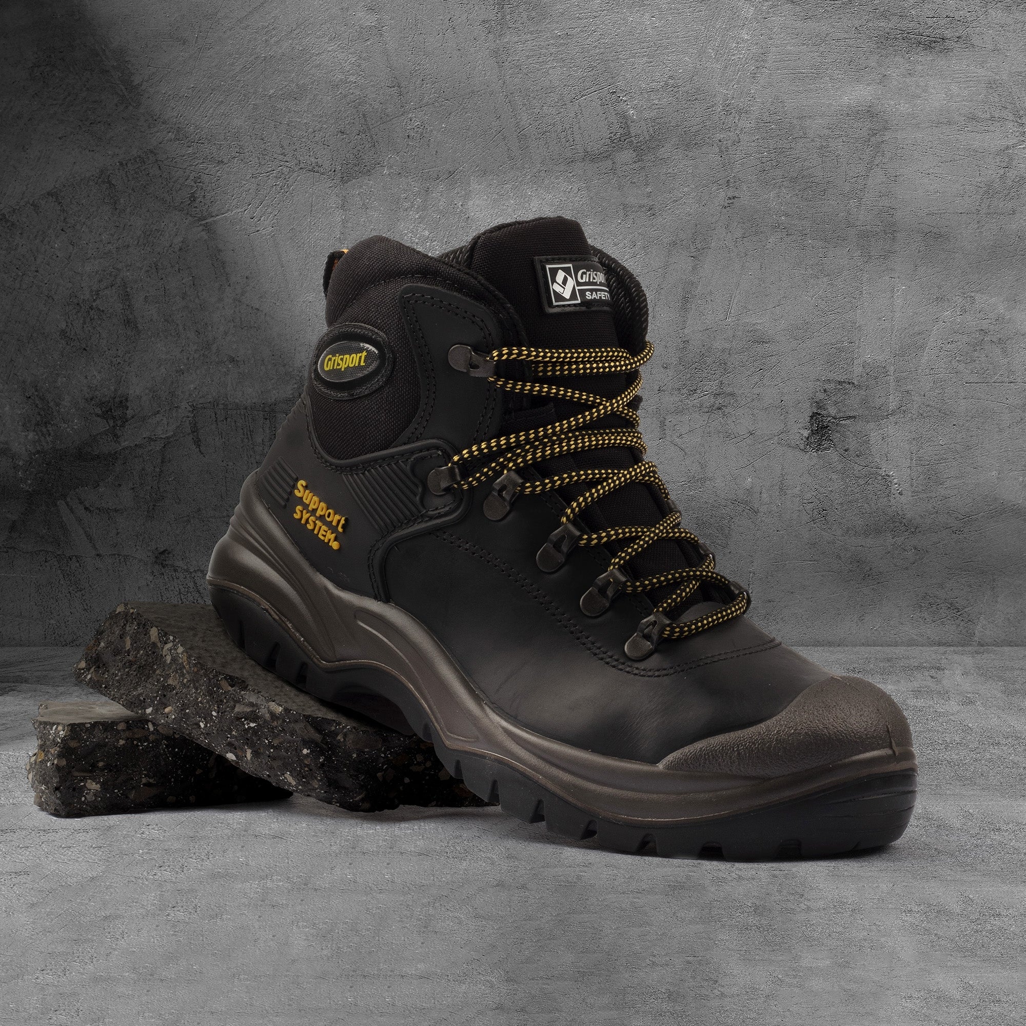 Contractor Black Safety Boot