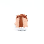 St. Ives Pale Pink Leather Plimsoll