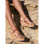 Domino Camel Sandal