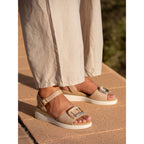Jessika Nude Wedge Sandal