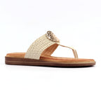 Fiona White Sandal