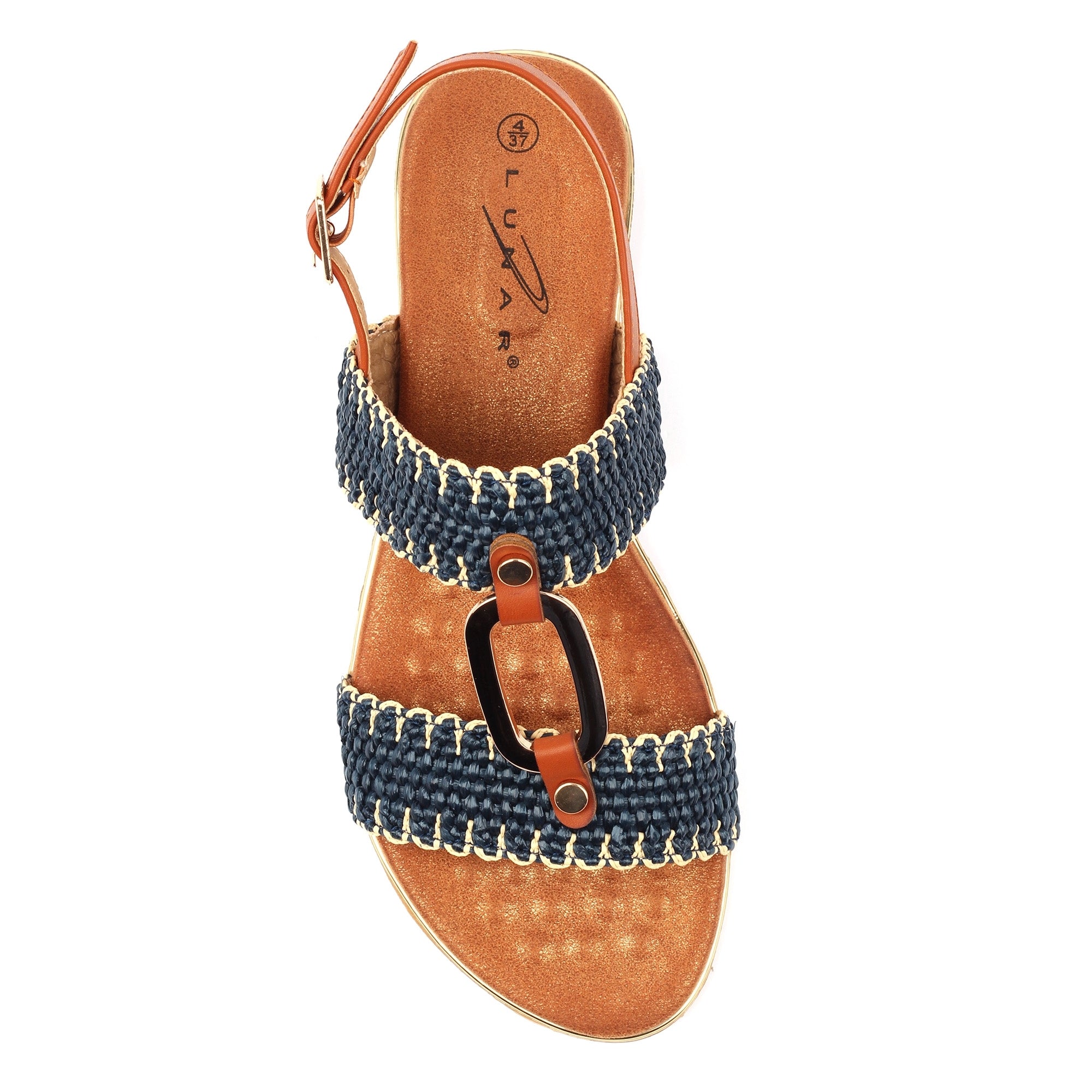 Jules Navy Sandal