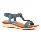 Clementine Blue Sandal