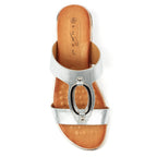 Claudia Silver Sandal