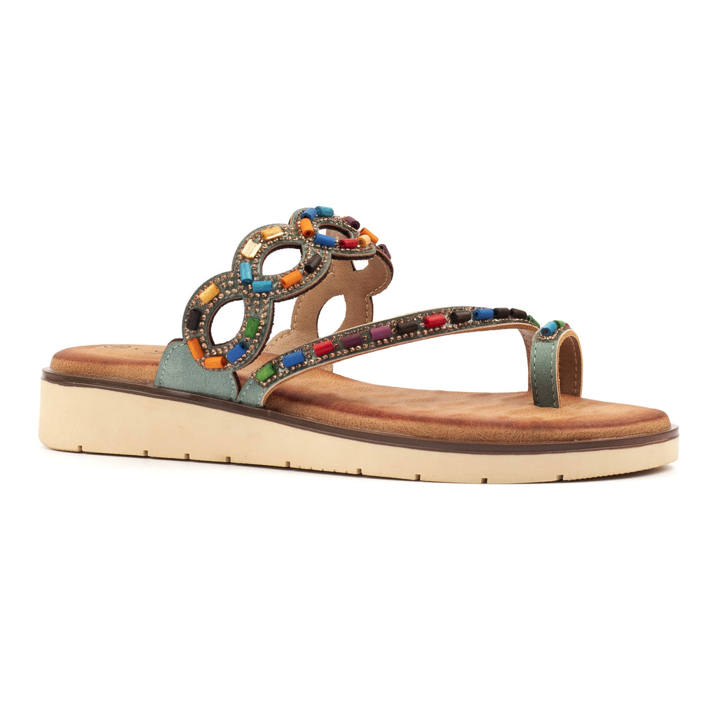 Zuzu Turquoise Sandal