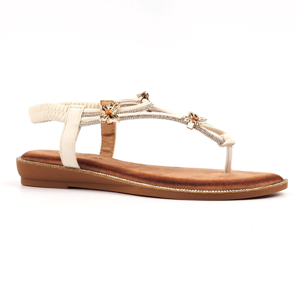 Zentara White Sandal