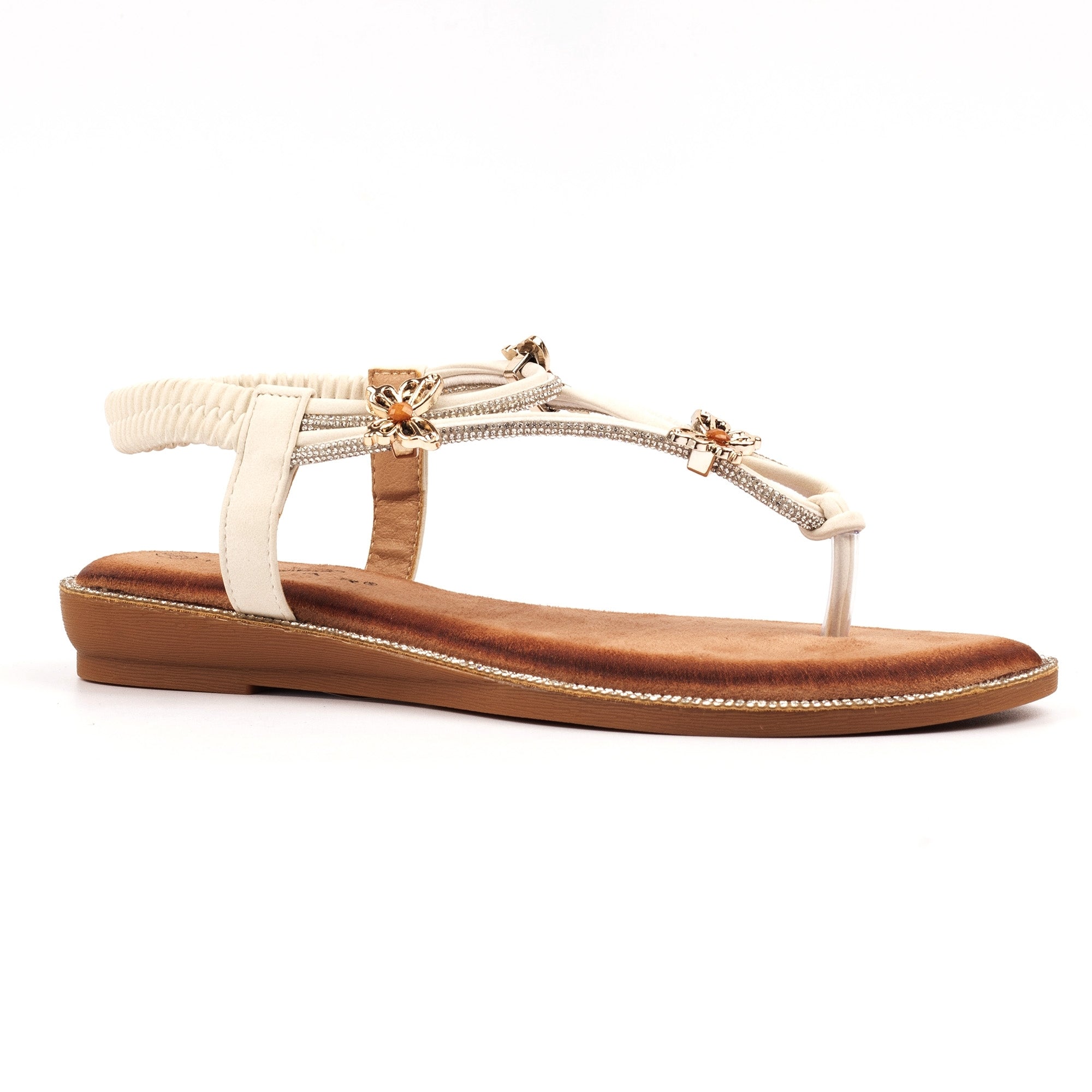 Zentara White Sandal