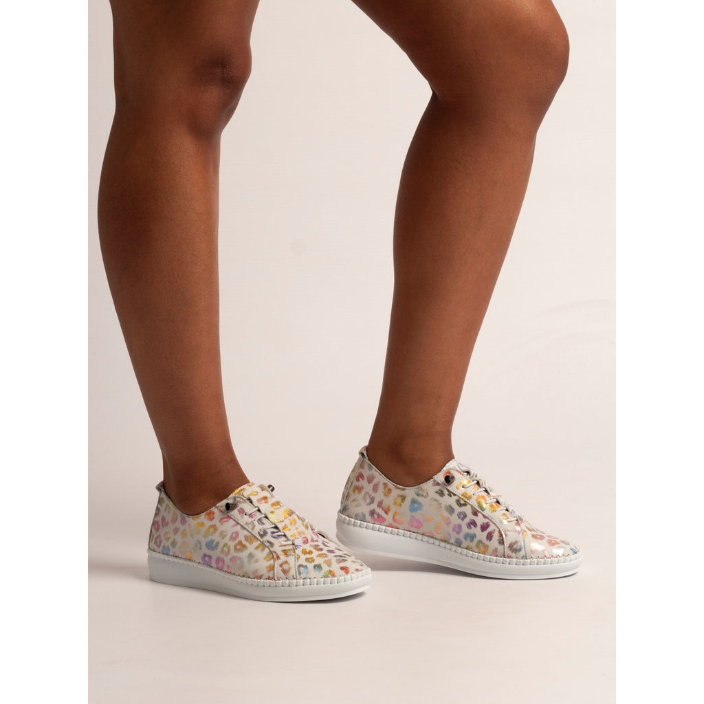 Jana Multi Colour Leather Shoe