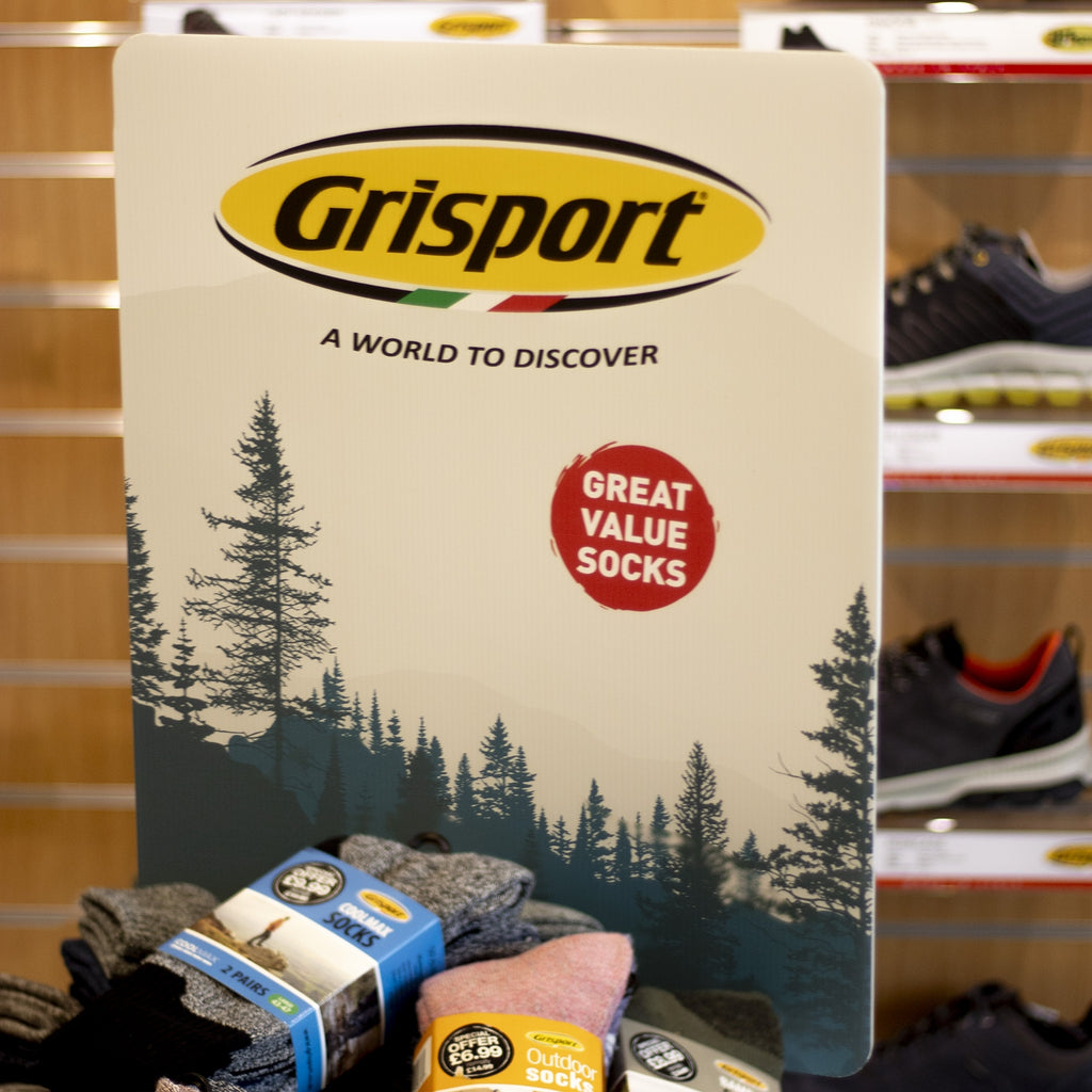 Grisport Sock Dump Bin (Min 144 packs)