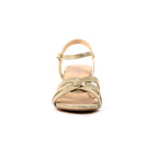 Utah Gold Block Heel Sandal