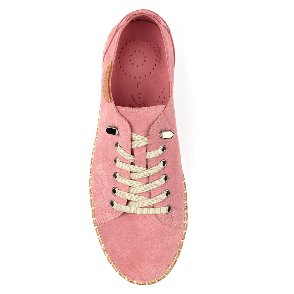 Maddison II Pink Suede Plimsoll