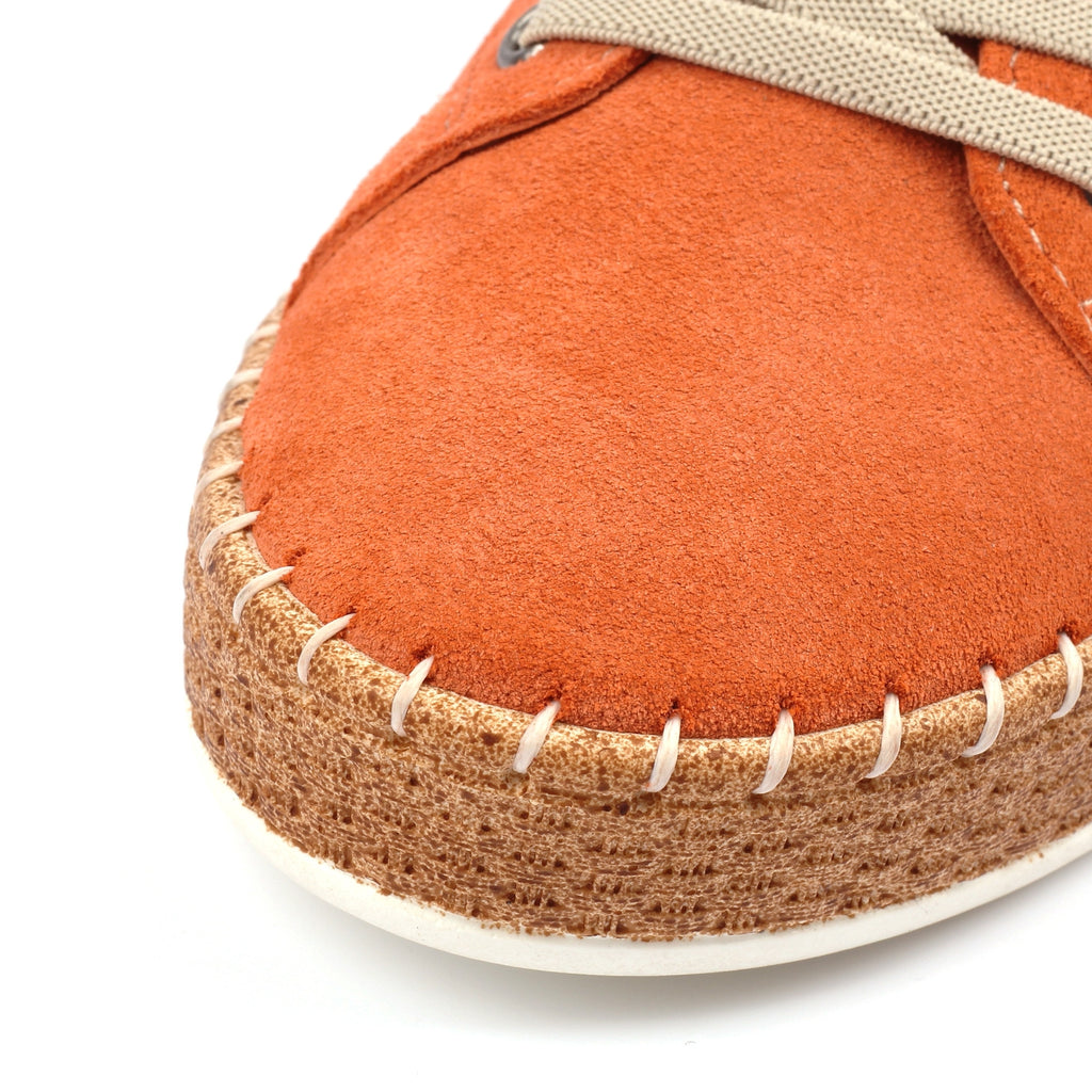 Maddison II Orange Suede Plimsoll