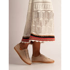 Maddison II Beige Suede Plimsoll