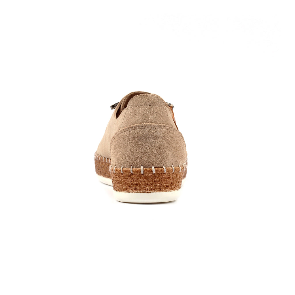 Maddison II Beige Suede Plimsoll