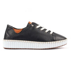 Faith Navy Leather Shoe