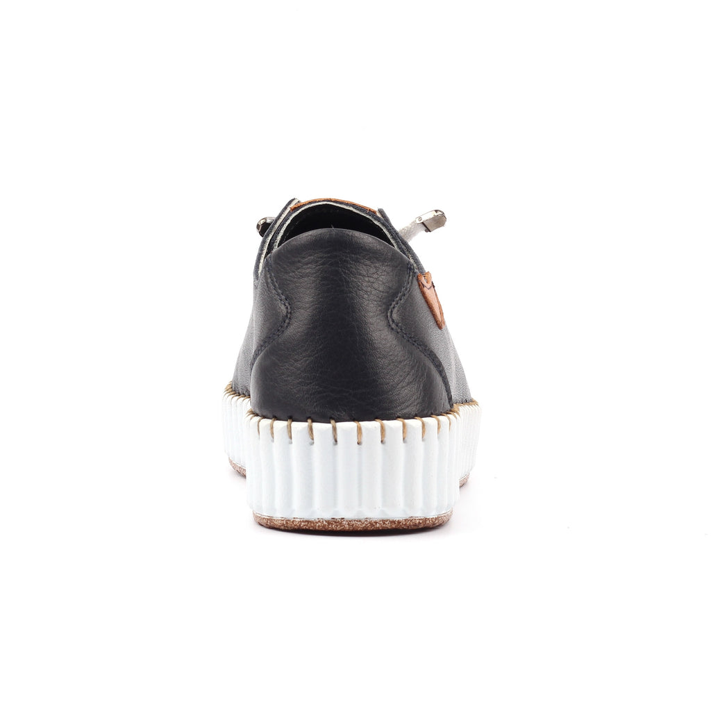 Faith Navy Leather Shoe