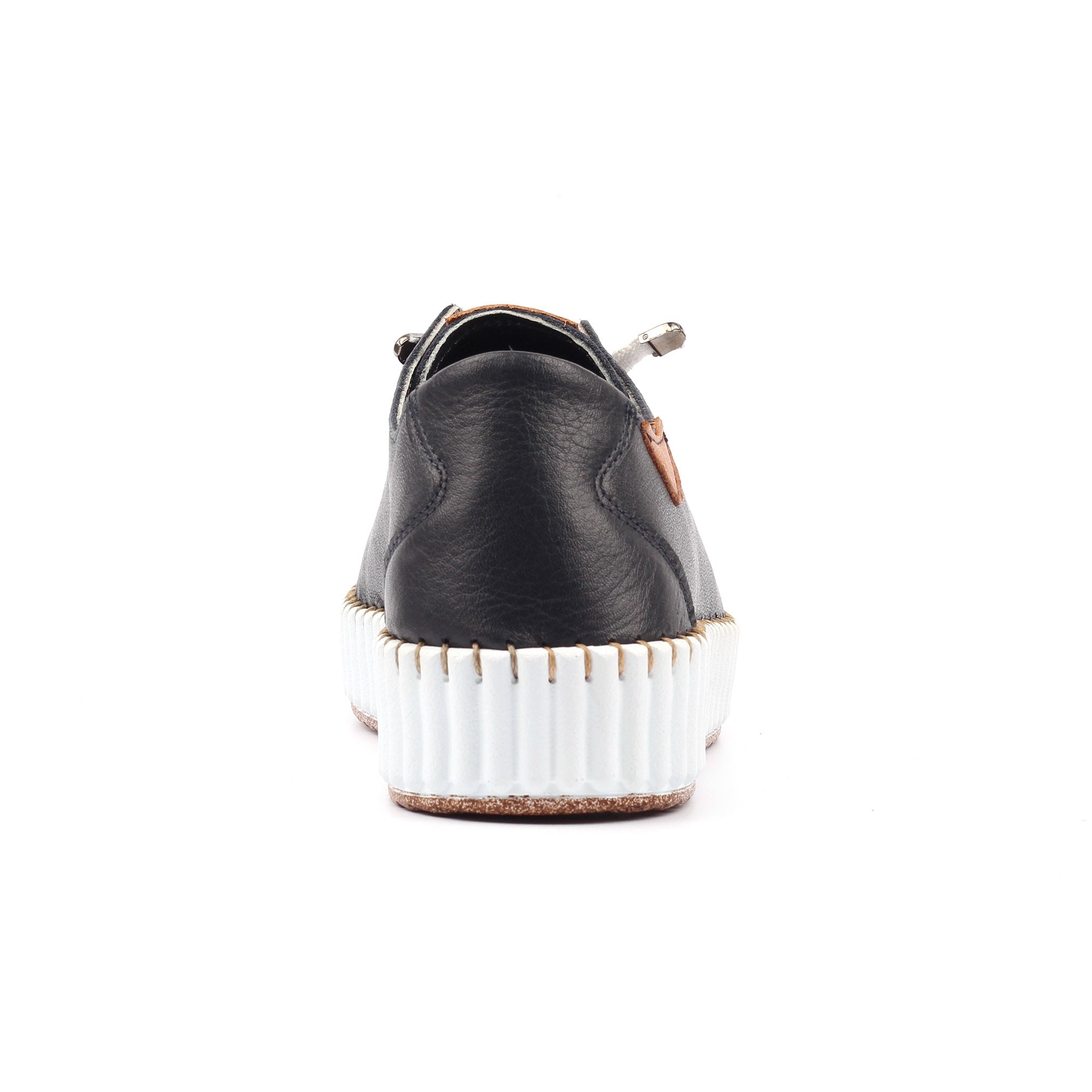 Faith Navy Leather Shoe
