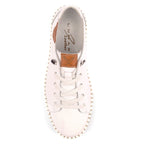 Faith White Leather Shoe