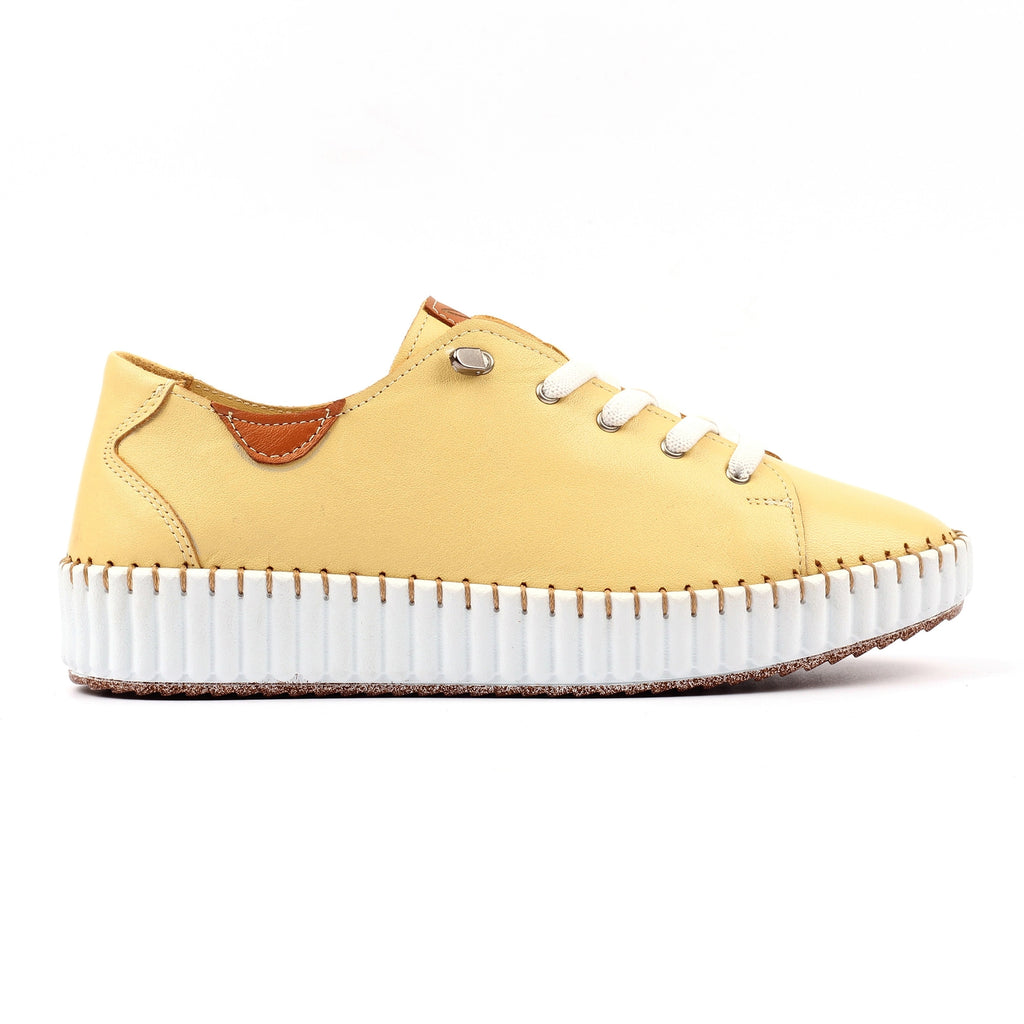 Faith Lemon Leather Shoe