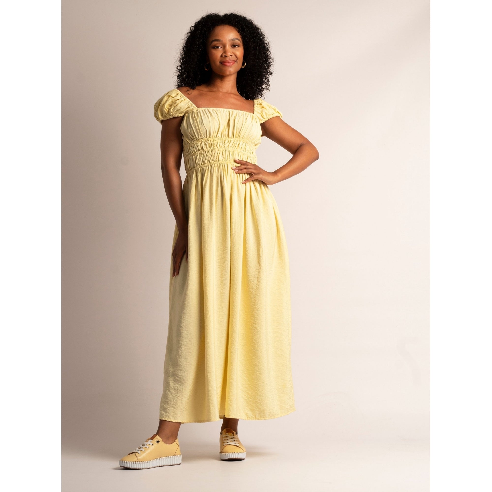 Faith Lemon Leather Shoe