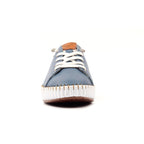 Faith Mid Blue Leather Shoe
