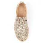 Evette Animal Spot Leather Plimsoll