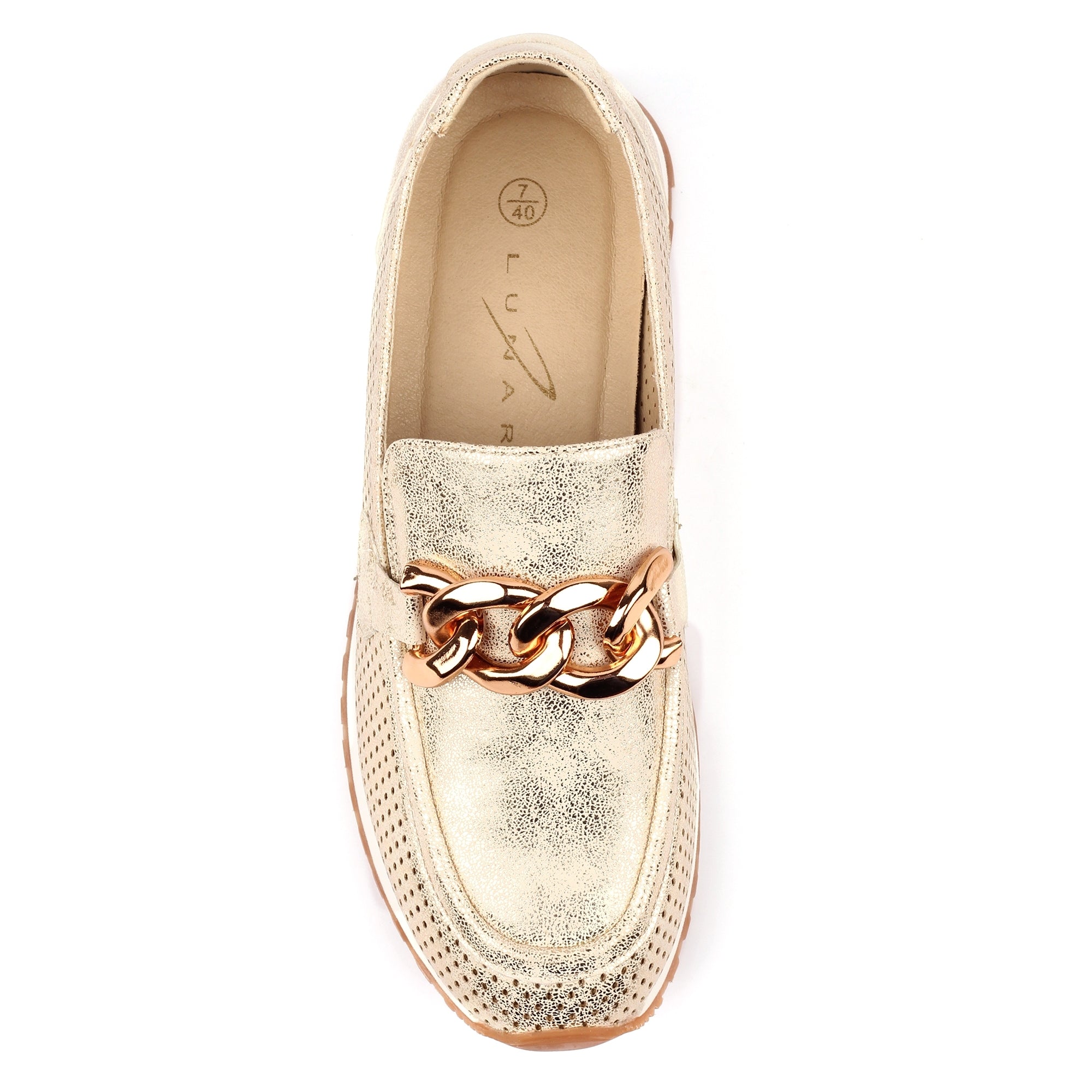 Lulu Gold Shoe