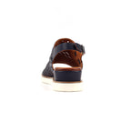 Hailey Navy Leather Sandal
