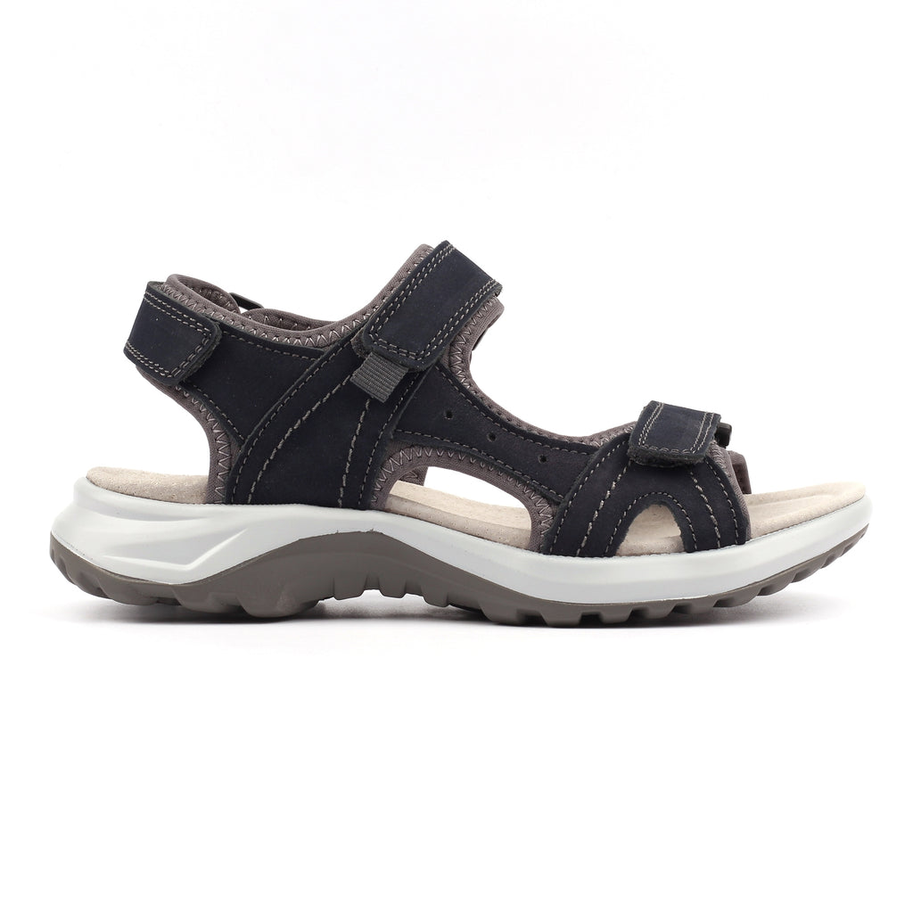 Lazy Dogz Riviera Navy Leather Sandal