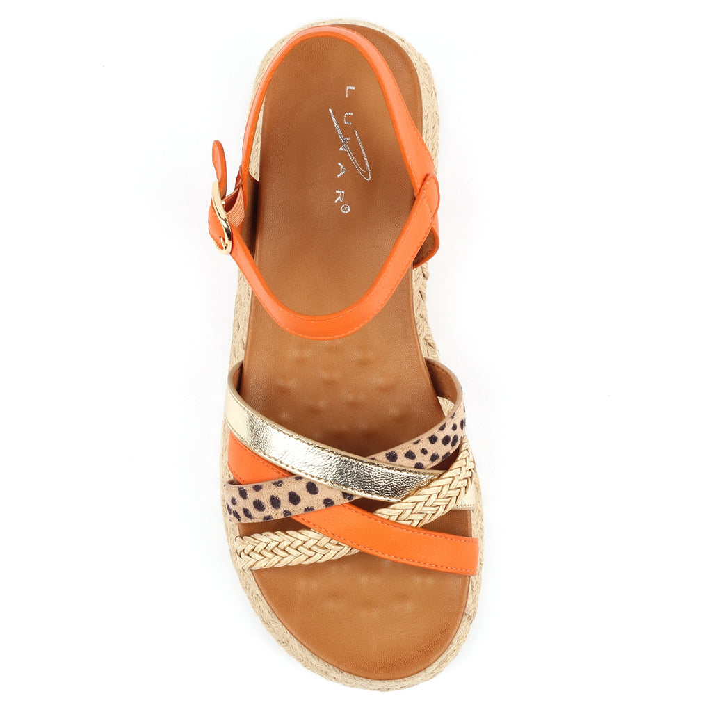 Flick Orange Sandal