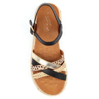 Flick Black Sandal