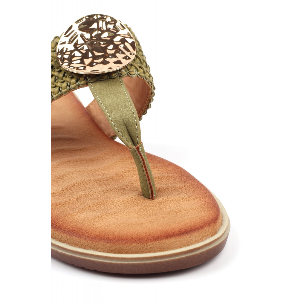 Fiona Khaki Sandal