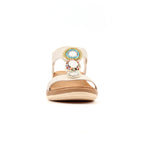 Kay White Sandal