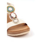 Kay White Sandal