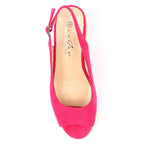 Pia Fuchsia Wedge Shoe