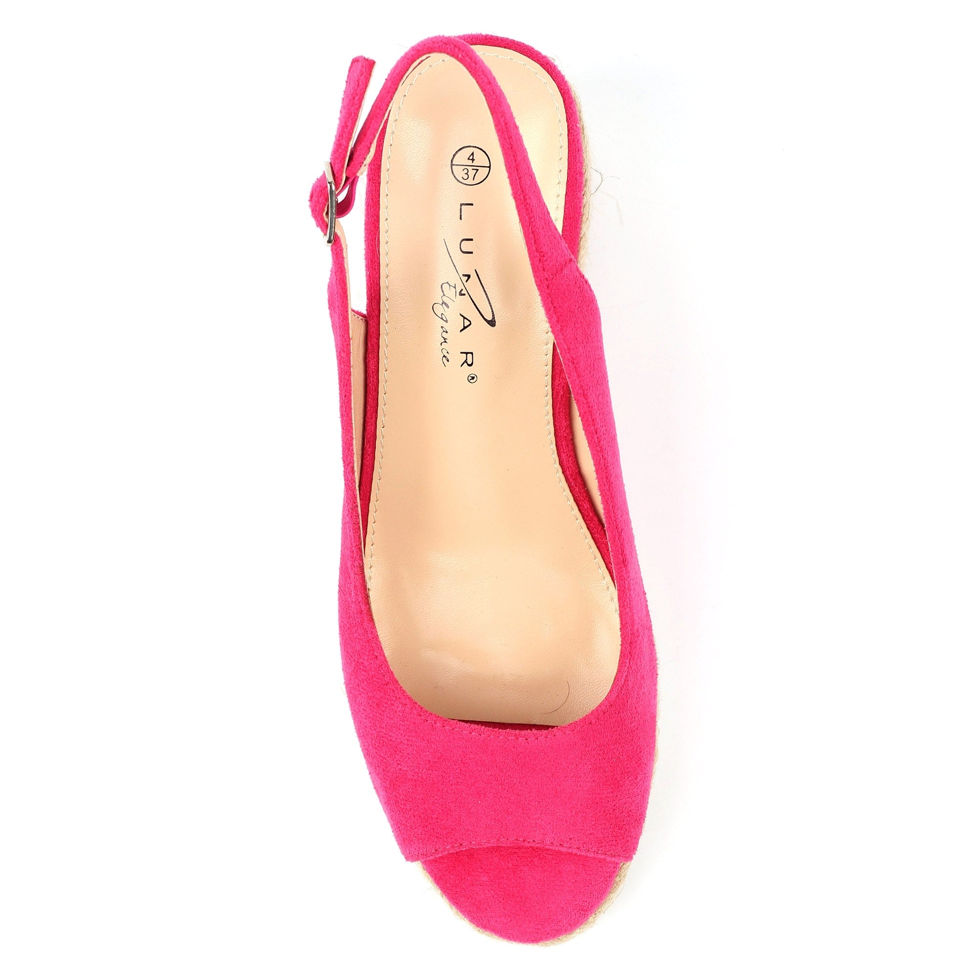 Pia Fuchsia Wedge Shoe