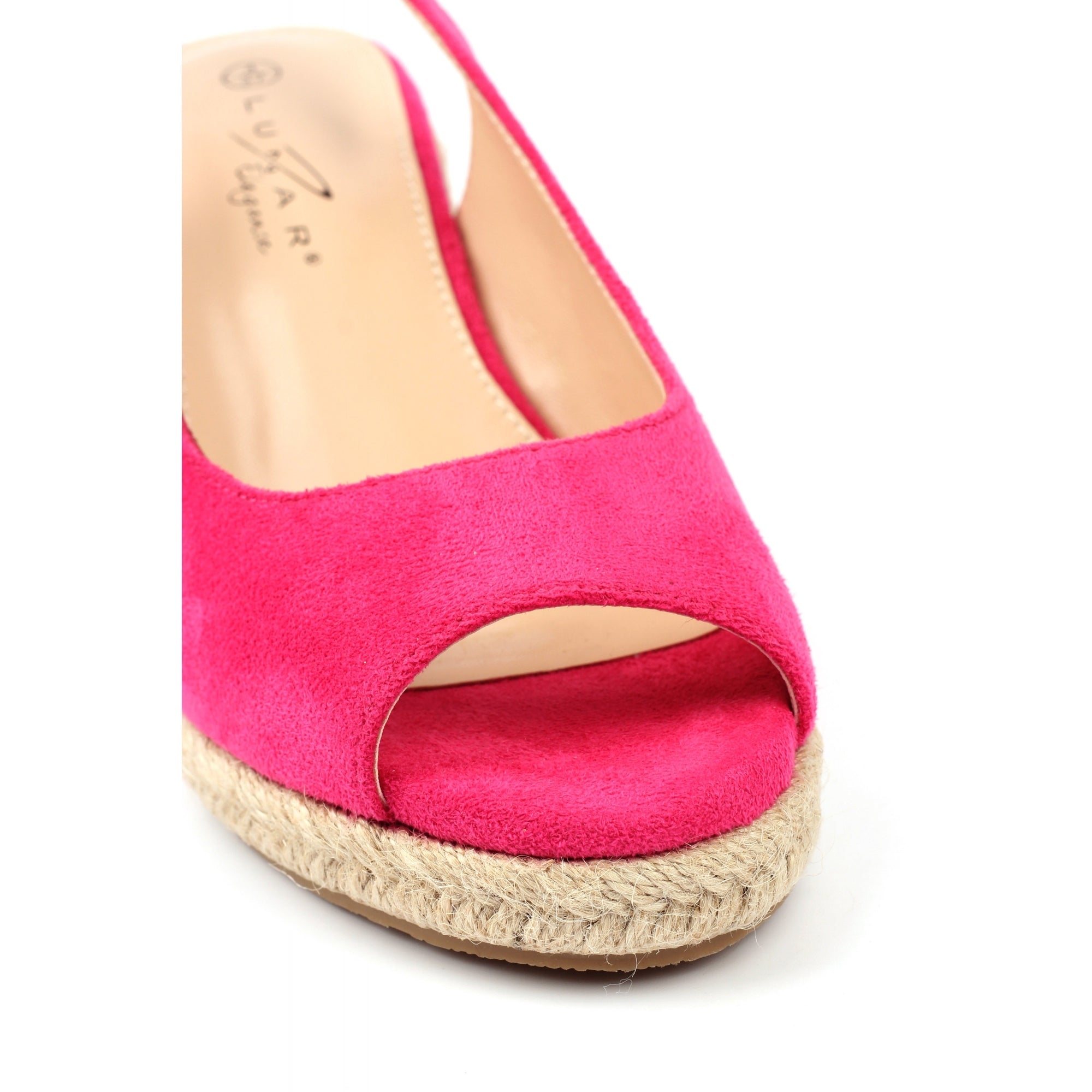 Pia Fuchsia Wedge Shoe