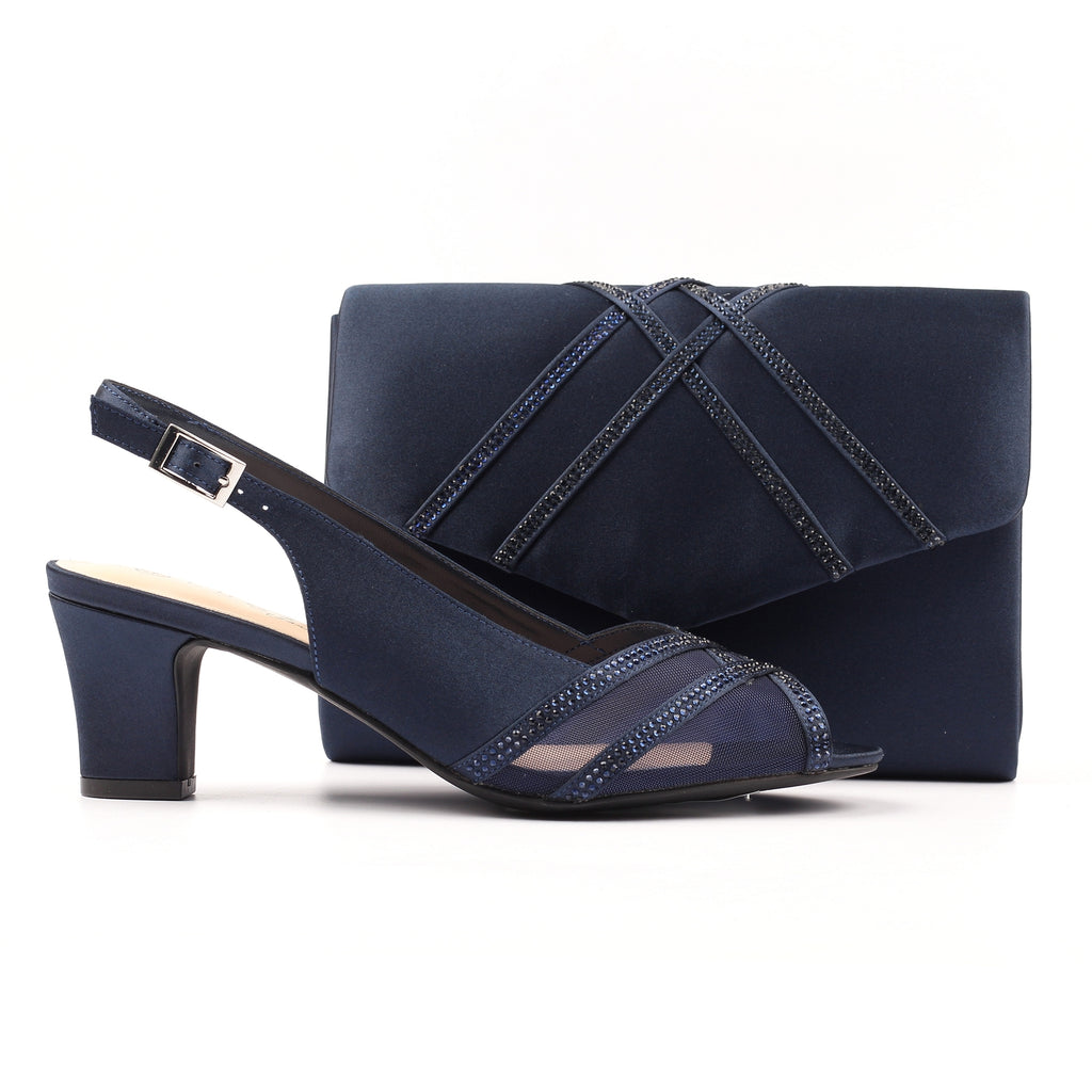 Priscilla Navy Shoe