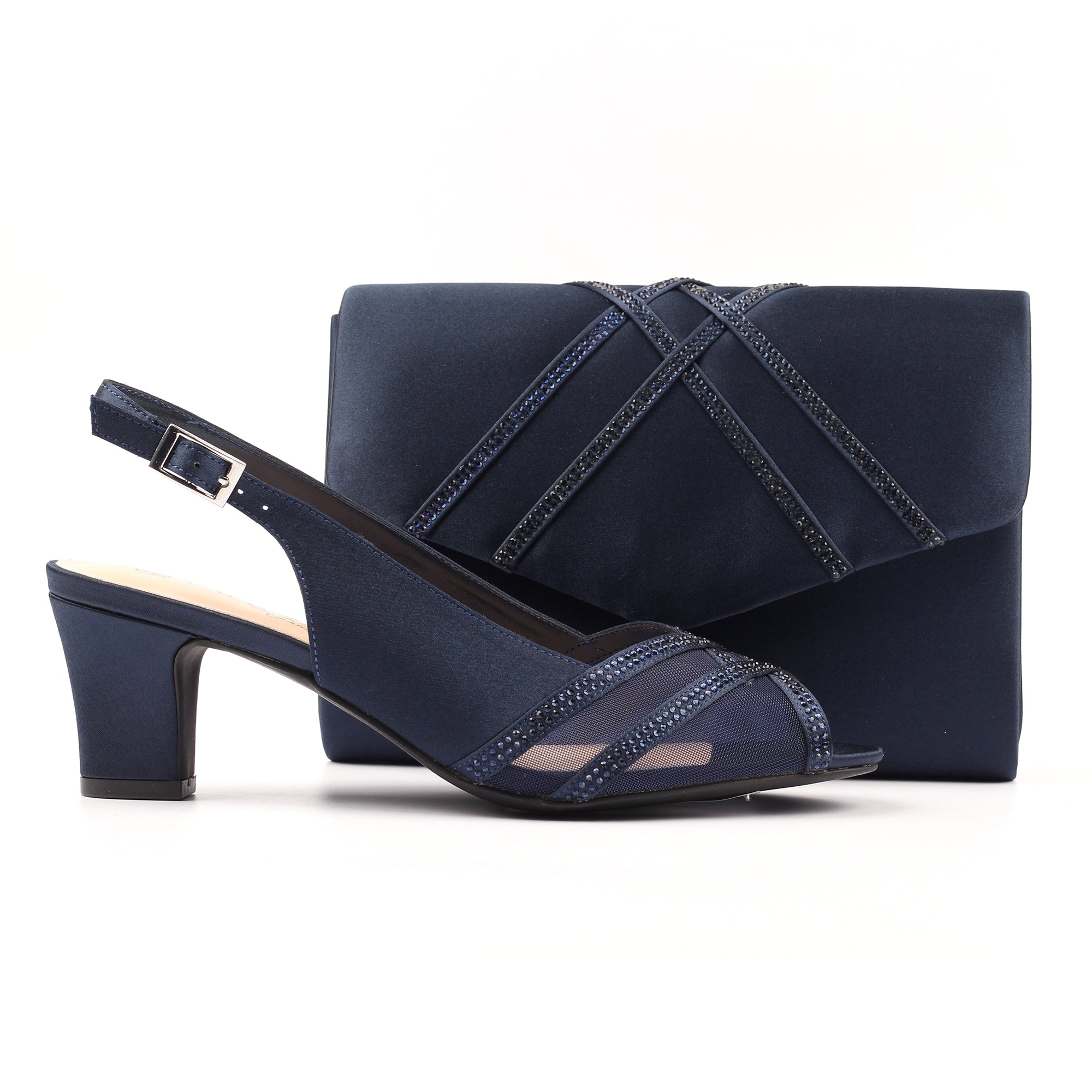 Priscilla Navy Shoe