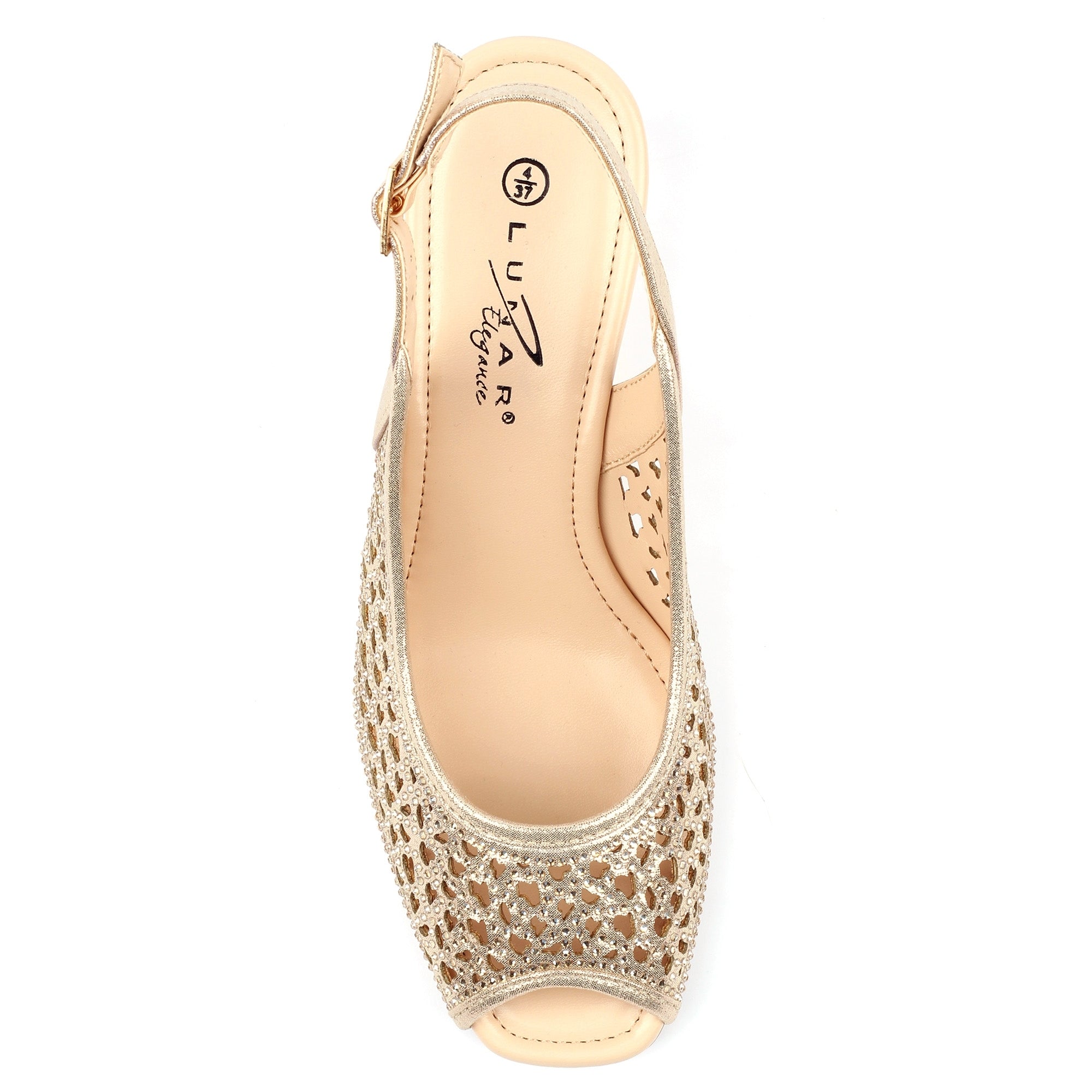 Ramona Gold Shoe