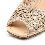 Ramona Gold Shoe