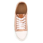 Truffle II Nude Leather Plimsoll