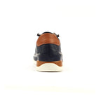 Penelopy Navy Leather Trainer