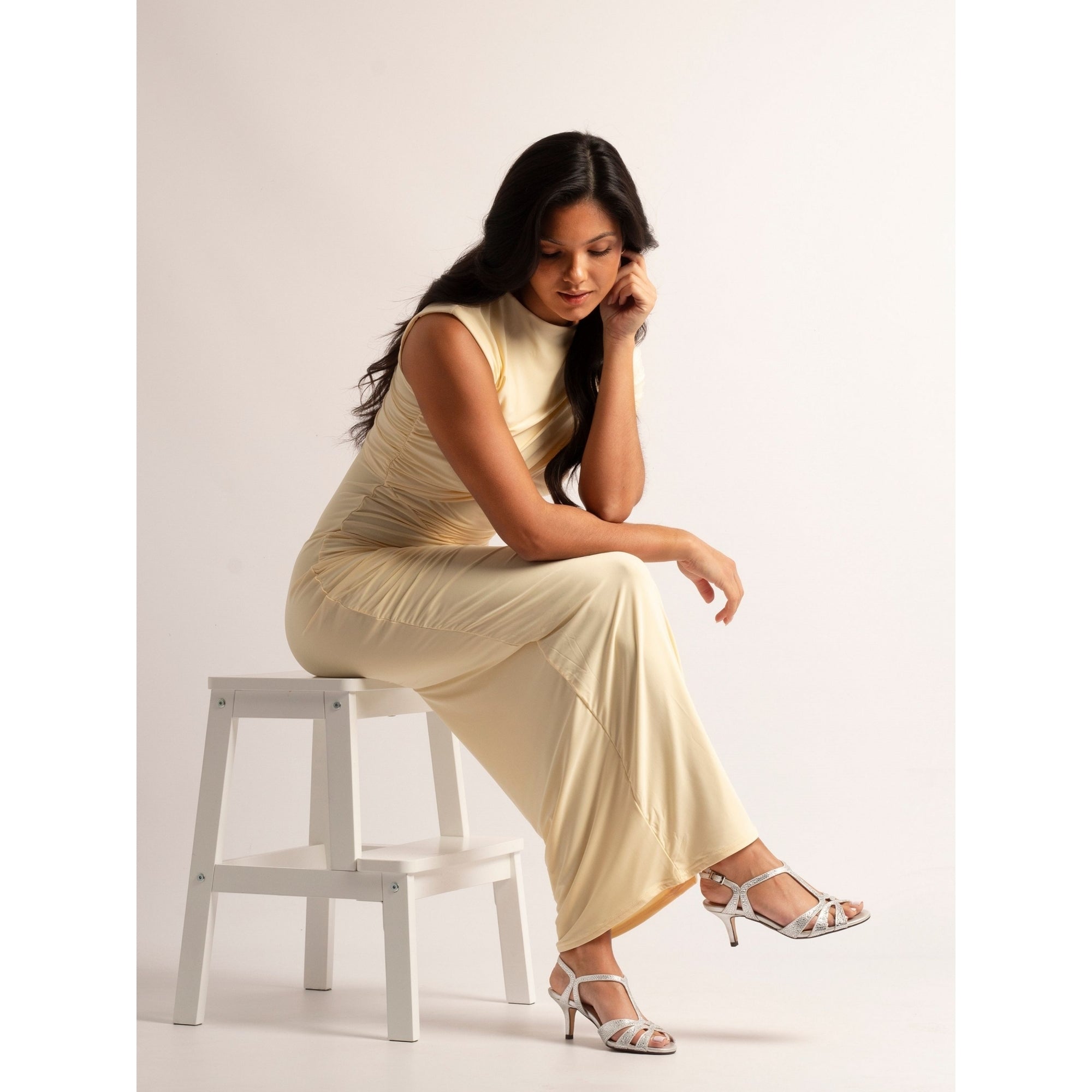 Francie Silver Wide Fit Shoe
