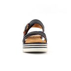 Elise Navy Sandal
