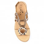 Jaslene Beige Sandal